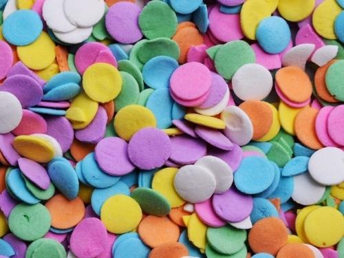 Mavalerio Pastel Sequin Shapes Sprinkles 1 lb